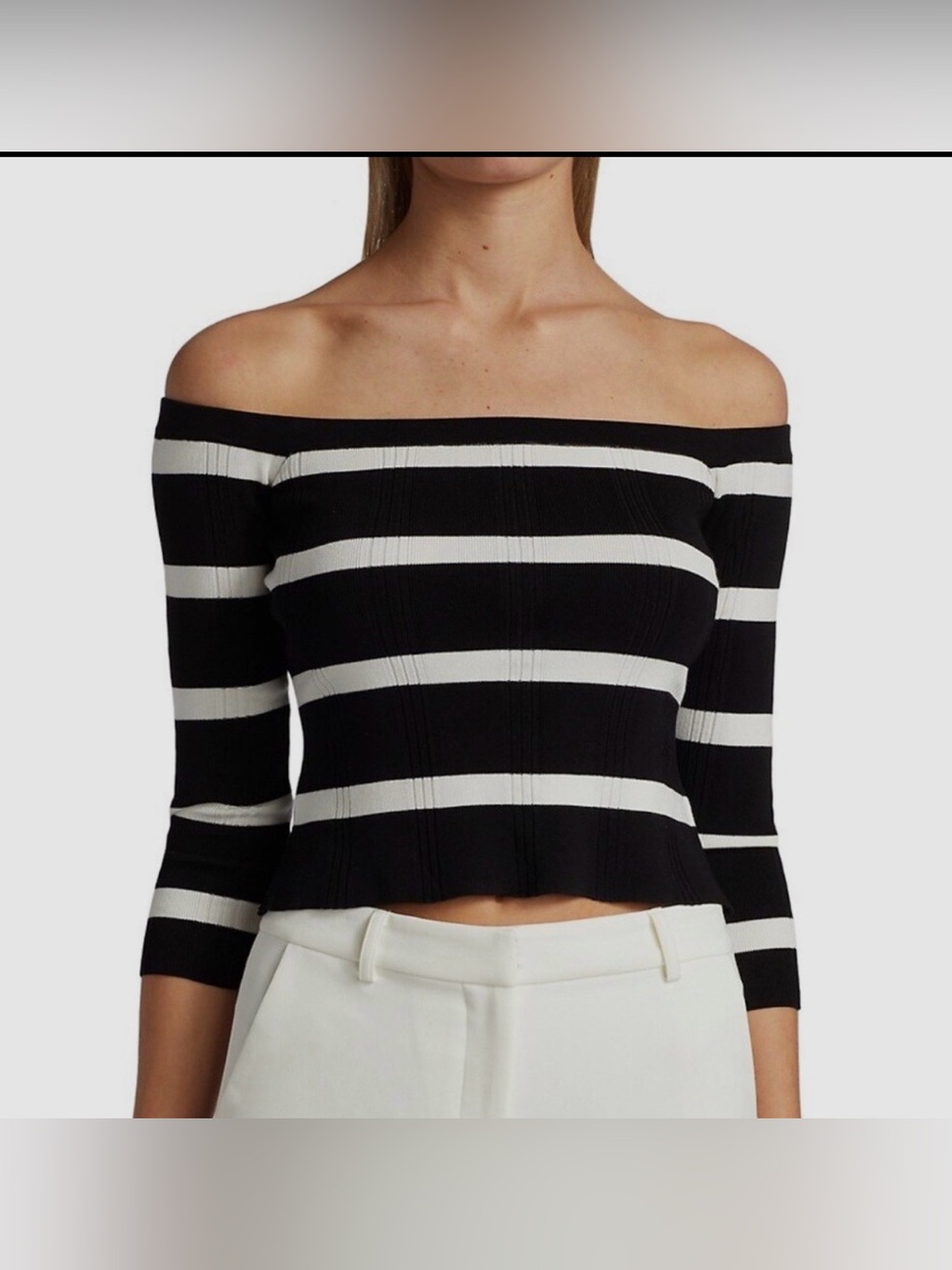 L’Agence Connor stripe top